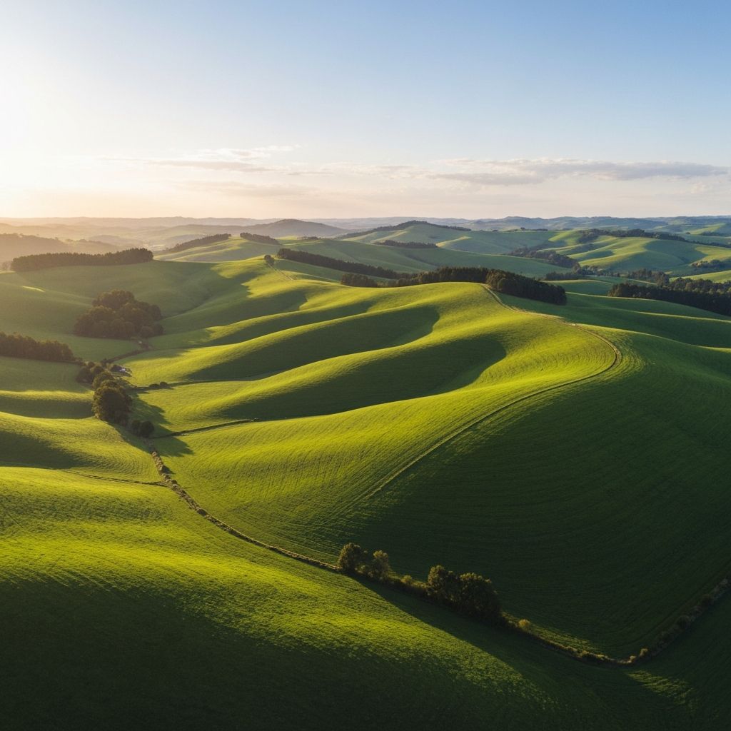 Land background